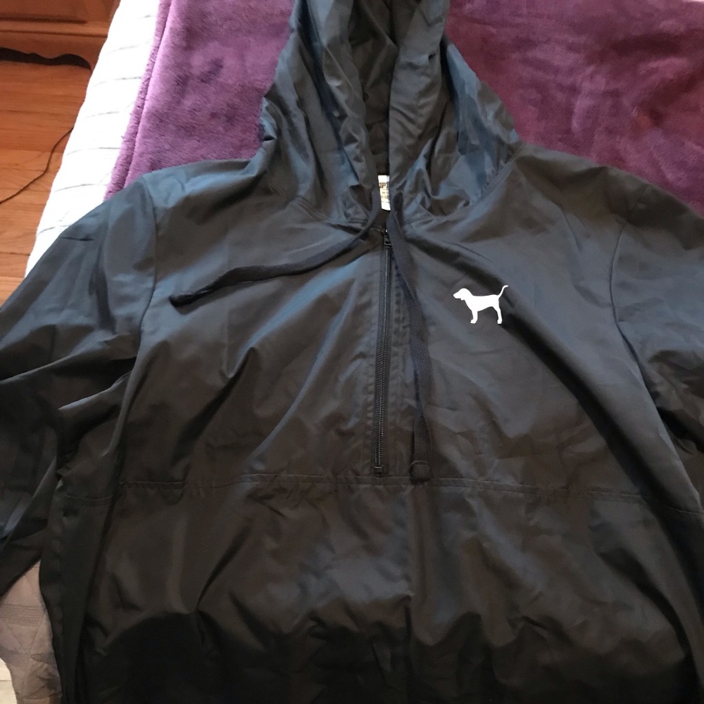 Pink Windbreaker/ rain jacket